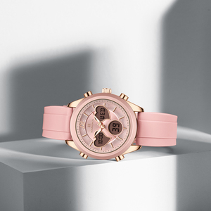 NAVIFORCE 5045T <span class=keywords><strong>Orologio</strong></span> da <span class=keywords><strong>Donna</strong></span> alla Moda con Quadrante <span class=keywords><strong>Rosa</strong></span>, Orologi al Quarzo per Donne, Nuovo Design 2025 Stile Lussuoso per Ragazze - Product Image 6