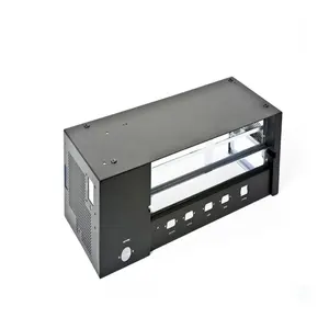 Scatola di controllo elettrica personalizzata scatola di metallo Meta custodia in alluminio metallo FabricationWorks telaio porta attrezzi scatola per ventilatore