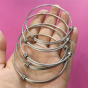 <span class=keywords><strong>Express</strong></span> Offre Spéciale cool conception unisexe argent plaqué haut poli 1.6mm en acier inoxydable va-et-vient bracelet - Product Image 3