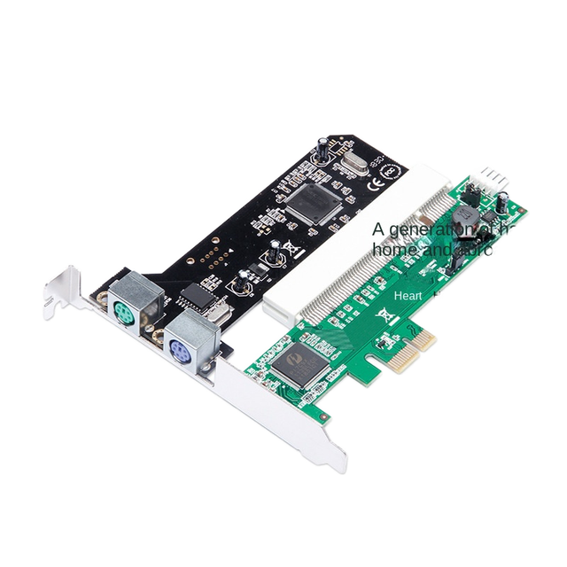 WINTEK PCI-E to PS/2 Adapter Card for Keyboard and Mouse