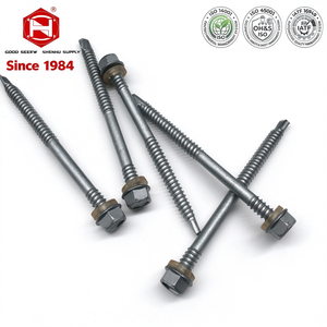 Vente chaude Vis autoperceuse à tête hexagonale en acier inoxydable GB/T15856.5 avec rondelle en néoprène étanche - Product Image 1