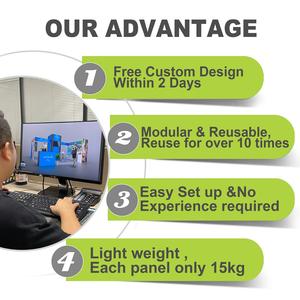 Chiosco per Profumi in Vendita 10x10ft, Negozio <span class=keywords><strong>Pop</strong></span>-<span class=keywords><strong>up</strong></span> in Legno, Espositore IZEXPO di Alta Qualità Personalizzato - Product Image 6