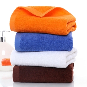 100% bông màu xanh 30cm * 30cm mặt khăn màu xanh. - Product Image 5