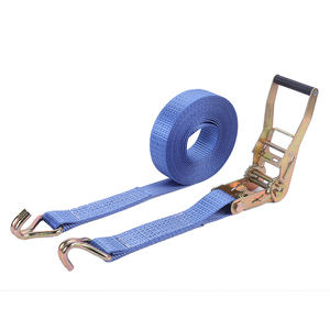 Amarre de trinquete de longitud, amarre de carga azul, amarre de trinquete de longitud personalizado, correa de amarre de carga, correa de trinquete de 2 pulgadas para coche - Product Image 1