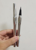 Crayon à sourcils liquide waterproof à formule végétale, emballage argenté, OEM/ODM, logo privé et emballage personnalisé pour usage quotidien