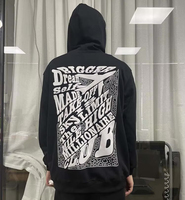 Sudadera con Capucha de Algodón Extra Grande de Alta Calidad OEM, Sudadera con Capucha Unisex de Invierno con Estampado 3D de Espuma Personalizado, Sudadera con Capucha para Hombre