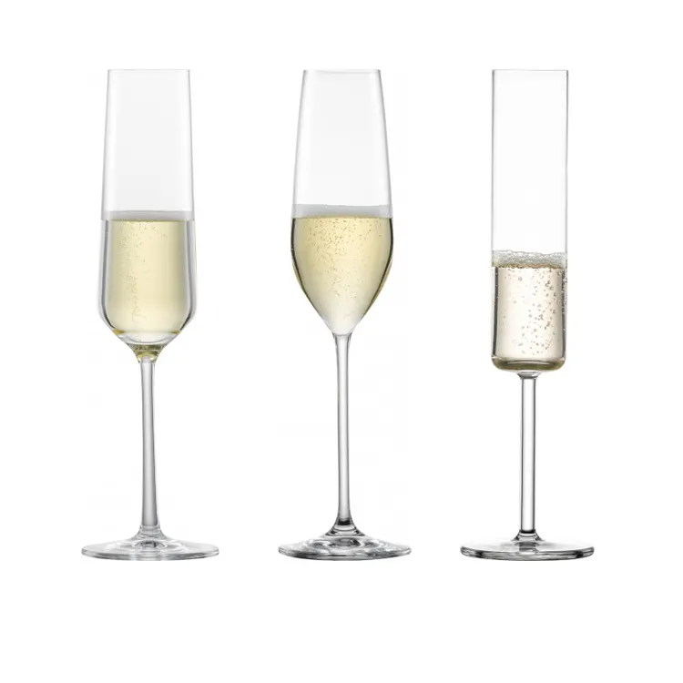 Verre à vin pétillant personnalisé Verres à champagne Flûtes à champagne en cristal sans plomb pour mariage