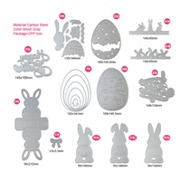 Troqueles de Metal personalizados para manualidades, regalo de Pascua, para álbum de recortes