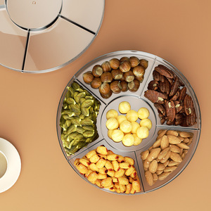 Boîte de rangement ronde pour collations, grande capacité, plateau à fruits pour la cuisine et les fêtes - Product Image 2