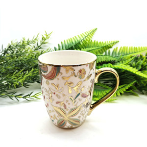 <span class=keywords><strong>Tazas</strong></span> de Café Personalizadas <span class=keywords><strong>con</strong></span> Impresión Completa a <span class=keywords><strong>Precio</strong></span> de Fábrica, Taza de Té de Cerámica Dorada <span class=keywords><strong>con</strong></span> Borde y Asa Dorados, Taza de Café de Porcelana - Product Image 4