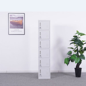 Armario Metálico Individual de 1 Puerta <span class=keywords><strong>para</strong></span> Oficina, Casillero Metálico de 1 Puerta con Barra <span class=keywords><strong>para</strong></span> <span class=keywords><strong>Ropa</strong></span> - Product Image 6