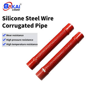 Flexibler Gummi-Faser-Geflechtschlauch Verstärkter Silikon-Biegsamer Schlauch zum Schneiden und Extrudieren für Lebensmittelmaschinen Kaffeemaschinen - Product Image 1