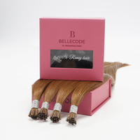 Extensions de cheveux Remy I Tip Double Drawn Cheveux humains Couleur brun noisette 100 Cheveux humains Kératine I Conseils Vendeur préféré