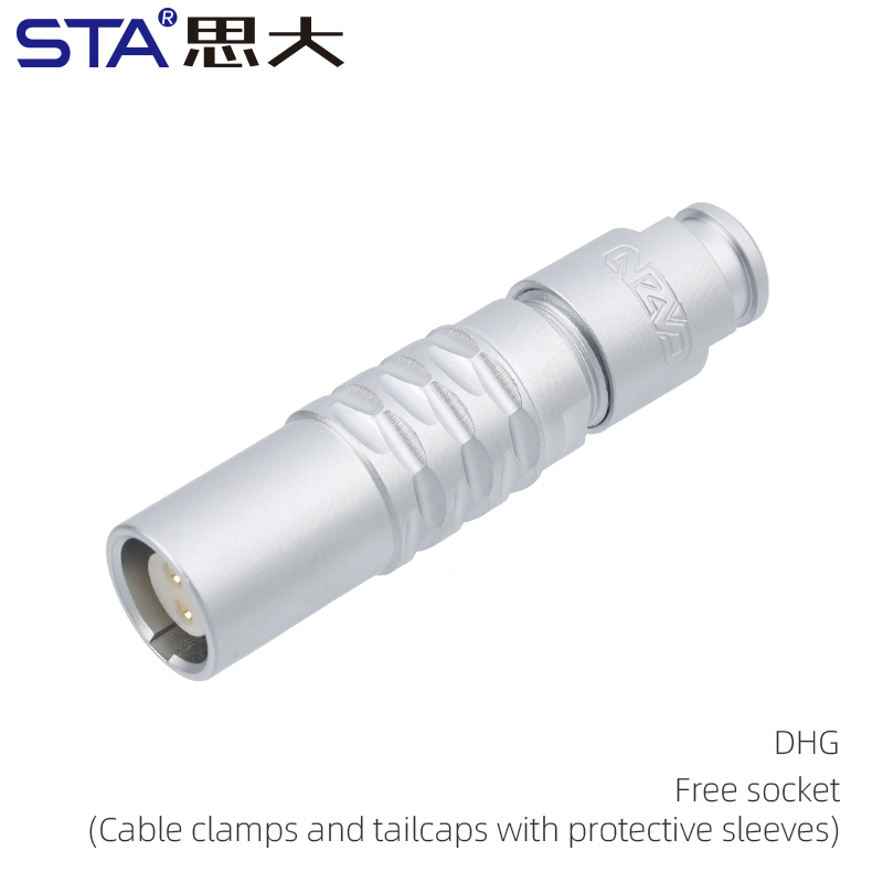 DHG Free socket (Cable clamps tailcaps with protective sleeves)