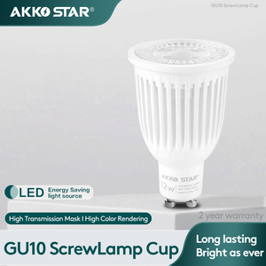 AKKOSTAR 12W 80lm/W RA>80 BEMING ÁNGULO 60 ° GU10 LED FOCO LÁMPARA COPA 6500K - Product Image 3
