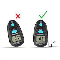 Jauge d'épaisseur numérique All-sun EM2271A, mesureur de revêtement Fe/NFe 2,2 mm/80 mil pour jauge d'épaisseur de voiture, maintien des données LCD