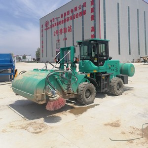 Road Sweeper For Concrete Plant Slurry Cleaning With <b>Brush</b> And Tank 4x4 <b>Wheel</b> Drive - Product Image 1