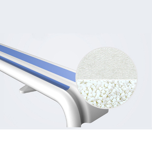 Main courante moderne d'<span class=keywords><strong>escalier</strong></span> en <span class=keywords><strong>vinyle</strong></span> d'hôpital de 159mm avec couvercle en plastique et retenue en aluminium - Product Image 3