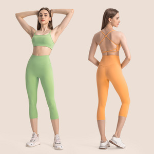 ผู้หญิงคาปรีกางเกงออกกำลังกายที่ว่างเปล่าสตรี3/4ความยาวครอปเลกกิ้ง - Product Image 2