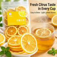 Tranches de citron séchées ISO HACCP 100% citron, ingrédient de fruit déshydraté, emballage personnalisé disponible pour les acheteurs mondiaux, exportation