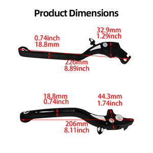Levier de frein à main et d'embrayage réglable pour moto Street 750 XG750 XG500 - Product Image 6