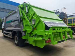 Dongfeng รถบรรทุกขยะอัด4*2ความจุ10ลูกบาศก์เมตรและฝาปิดสนิทที่ด้านหลังสำหรับเปิด - Product Image 6