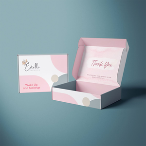 Caja de envío de papel metalizado al vacío marrón personalizada, diseño creativo, materiales reciclados, cierre magnético, logotipo personalizado, esponja - Product Image 2