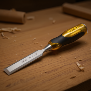 Cincel para madera Stanley de 22 mm con mango de acero forjado y agarre ergonómico - Product Image 3