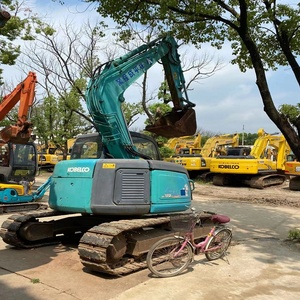 Pelle hydraulique sur chenilles Kobelco SK70SRD d'occasion 90% NOUVEAU moteur Boîte de vitesses Pompe-Testé par inspection vidéo pour la construction/l'agriculture - Product Image 3