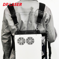 Máquina de Limpieza Láser de Pulso Portátil de Solo 10 kg, 50 W, 100 W, 200 W, Fuente de Láser Mini para Eliminar Óxido de Madera, Piedra y Pintura