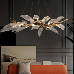 Tyson Decoração Interior Moderna Villa Home Sala de Jantar Flor Ramo Acrílico Lustre LED - Product Image 3