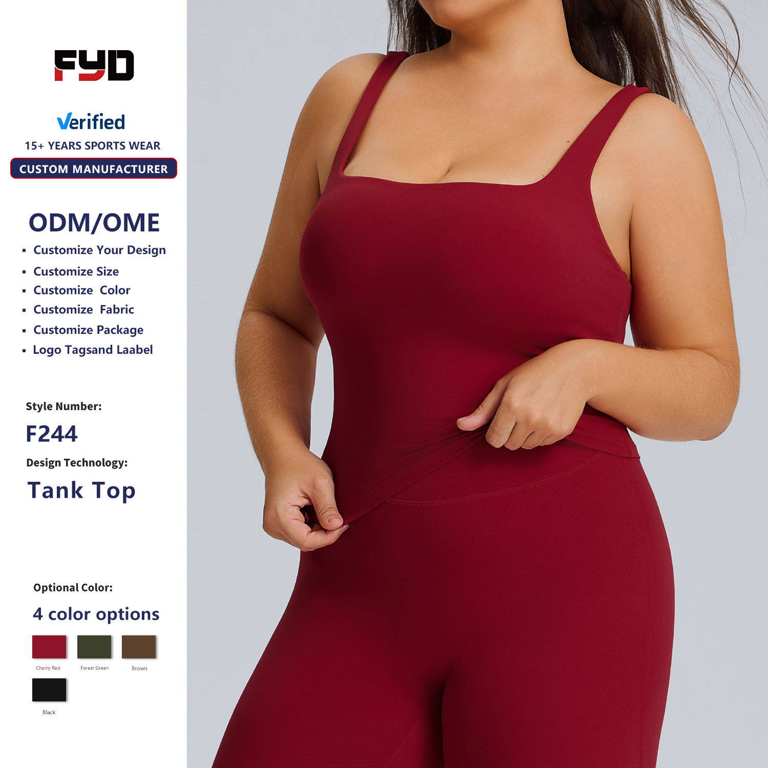 Custom Logo High Quality Gym Clothes Breathable Plus Size Nylon/Spandex Four-Way Stretch Activewear Yoga Sport Bra Top Quick Dry