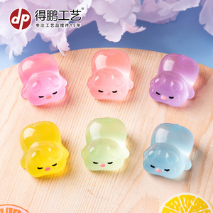 Dp Miniature Cartoon Pig Resin Figurines Lying Down Colorful Decorations For <b>Car</b> Desktop <b>Ornaments</b> - Product Image 1