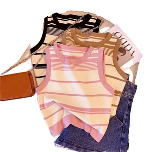 เสื้อสเวตเตอร์ถักแบบสั้นคอ halter สำหรับผู้หญิง ขายส่ง รุ่นใหม่ ระบายอากาศได้ดี สไตล์ลำลอง เซ็กซี่ - Product Image 2