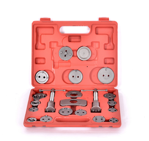 Outils à main 18 pièces Kit de réglage du cylindre de frein à disque Outil supérieur avec boîtier OEM pour démontage de plaquettes Utilisation de réparation - Product Image 1
