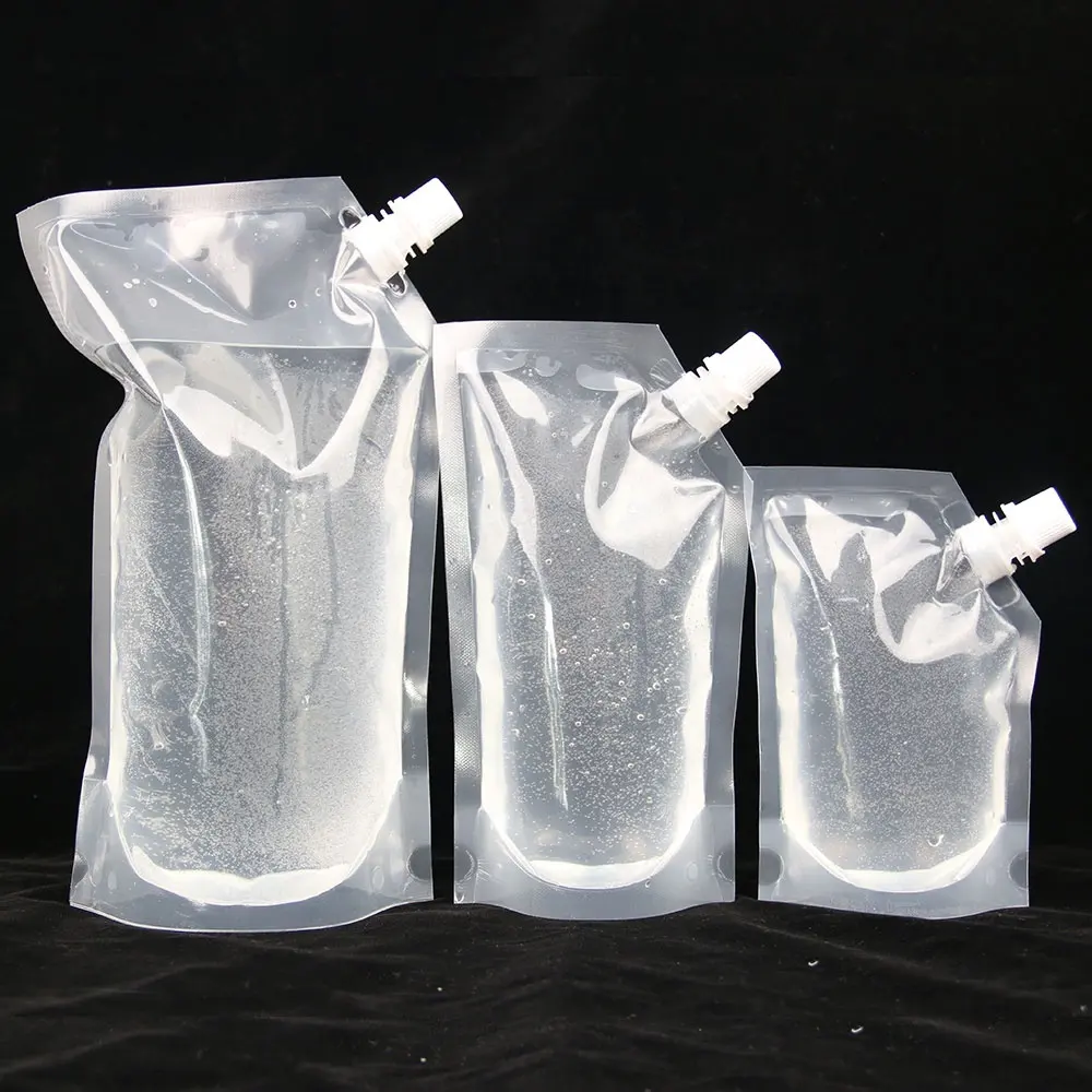 Stampa personalizzata di plastica bere succo di produttori di borsa/borsa di paglia di plastica/capri sole succo di frutta sacchetto