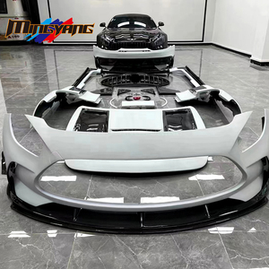 Nuevo Kit de Carrocería Mingyang de Alta Compatibilidad, Estilo <span class=keywords><strong>Serie</strong></span> Negra, Medio Fibra de Carbono, Parachoques para <span class=keywords><strong>Mercedes</strong></span>-Benz AMG GTS 2016-2019 <span class=keywords><strong>1</strong></span> - Product Image 1