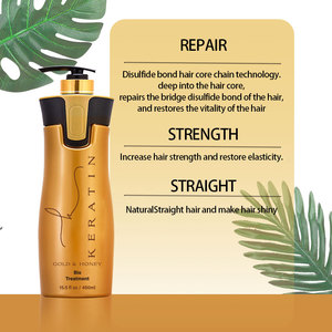 Keratin Gold & Honey 460 ml Queratina brasileña Bio con proteína Keratin Hair Straightener Tratamiento para el cabello - Product Image 3
