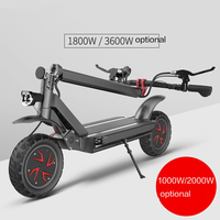 10 11 pulgadas 1800W 3600W Scooter Eléctrico adulto elektrikli scooter Elektro nieve scooter plegable Elektro movilidad todoterreno grasa