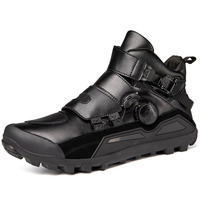 Bottes courtes de moto tout-terrain pour hommes, toutes saisons, pour la compétition, la course et le sport, avec protection, nouvelle version améliorée