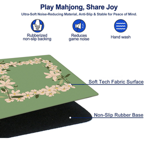 Tapis de Mahjong Automatique Moderne en Microfibre Premium pour Tables, 32,5 pouces, Carré, Pliable, Facile à Ranger, 4 Joueurs, Meilleures Ventes - Product Image 3
