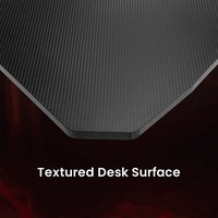 Escritorio de Juegos Rectangular en Forma de K al por Mayor con Soportes para Auriculares, Mesa de Computadora Grande y Resistente, Escritorio para PC de Juegos