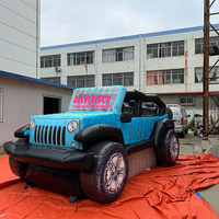 Modèle de voiture gonflable fabriqué en usine pour idée de publicité extérieure