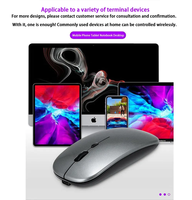 Harga pabrik 2.4G Mouse Gaming USB BT Mouse optik nirkabel isi ulang untuk penggunaan game PC & Laptop