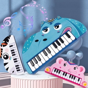 Wholesale Wooden Cartoon Animal Kids Electronic Piano Multiple Styles For Toddler Early Learning <b>Musical</b> Instrument Gift - Product Image 5