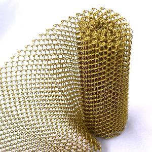 Paneles Decorativos <span class=keywords><strong>de</strong></span> <span class=keywords><strong>Malla</strong></span> Metálica <span class=keywords><strong>de</strong></span> Aluminio/Latón/Acero Inoxidable, Rejilla <span class=keywords><strong>de</strong></span> Alambre Tejida para Arte Mural, Interiores <span class=keywords><strong>de</strong></span> Hoteles y Restaurantes - Product Image 3