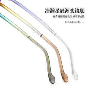 Monturas de Gafas de Titanio Puro Retro de Alta Calidad Danyang, Almohadillas Nasales de Cerámica, Resistentes al Sudor y a la Corrosión - Product Image 2