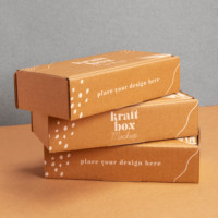 Benutzer definiertes Logo gedruckt Flat Pack Papier verpackungs box Wellpappe Karton Falten Kraft Mailer Versand Mailing Box