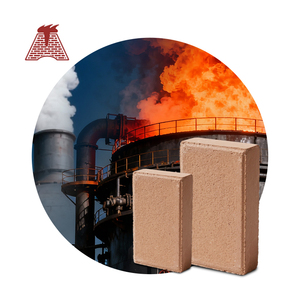 Fengshuo Ladrillos Mag encendidos de alta temperatura Refractarios de magnesita Ladrillos de fuego de magnesia para hornos de cal - Product Image 1