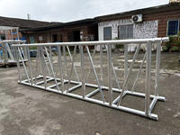 Estructura de Aluminio Cuadrada para Exhibición, Truss de 4 Puntos 620x900mm para Exteriores, Eventos, Fiestas, Conciertos, DJ